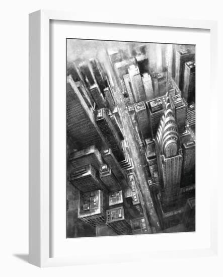 New York from Above I-Giampaolo Pasi-Framed Art Print