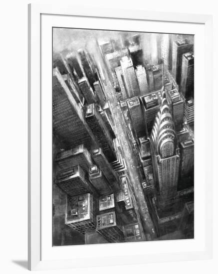 New York from Above I-Giampaolo Pasi-Framed Art Print