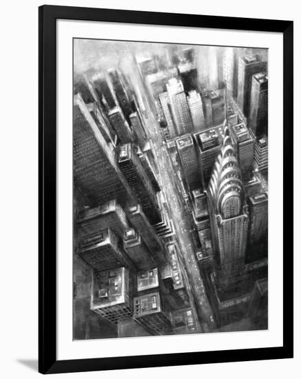 New York from Above I-Giampaolo Pasi-Framed Art Print