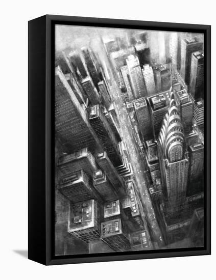 New York from Above I-Giampaolo Pasi-Framed Stretched Canvas