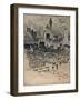 'New York From Brooklyn Bridge', c1908-Joseph Pennell-Framed Giclee Print