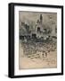 'New York From Brooklyn Bridge', c1908-Joseph Pennell-Framed Giclee Print