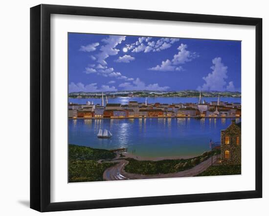 New York From Brooklyn Heights 2-Eduardo Camoes-Framed Giclee Print