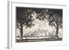 New York from Governor's Island, 1915-Joseph Pennell-Framed Giclee Print