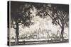 New York from Governor's Island, 1915-Joseph Pennell-Stretched Canvas