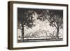 New York from Governor's Island, 1915-Joseph Pennell-Framed Premium Giclee Print