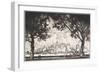 New York from Governor's Island, 1915-Joseph Pennell-Framed Premium Giclee Print