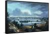 New York from Heights Near Brooklyn, 1820-23-William Guy Wall-Framed Stretched Canvas