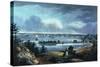 New York from Heights Near Brooklyn, 1820-23-William Guy Wall-Stretched Canvas