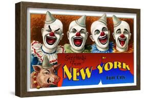 New York- Fun City-null-Framed Poster