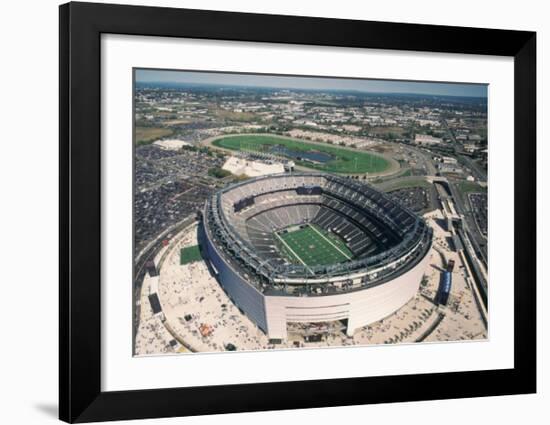 New York Giants at New Meadowlands Stadium-Mike Smith-Framed Art Print