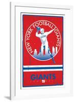 New York Giants - Retro Logo 15-null-Framed Poster