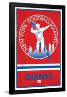 New York Giants - Retro Logo 15-null-Framed Poster