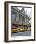 New York Grand Central Terminal with yellow cabs waiting for passengers-Jan Halaska-Framed Premium Photographic Print