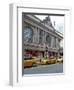New York Grand Central Terminal with yellow cabs waiting for passengers-Jan Halaska-Framed Premium Photographic Print