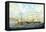 New York Harbor-Jack Wemp-Framed Stretched Canvas