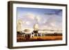 New York Harbour, C.1810-Thomas Birch-Framed Giclee Print