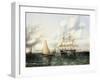 New York Harbour-James E. Buttersworth-Framed Giclee Print