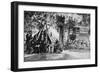 New York Herald Hq Wagon-null-Framed Art Print