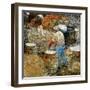 New York, Hod Carriers, 1900-Childe Hassam-Framed Giclee Print