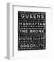 New York Hoods (b/w)-John W^ Golden-Framed Art Print