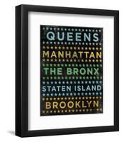 New York Hoods (color)-John W^ Golden-Framed Art Print