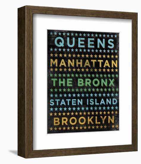 New York Hoods (color)-John W^ Golden-Framed Art Print