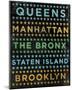 New York Hoods (color)-John W^ Golden-Mounted Giclee Print