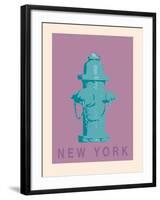 New York - Hydrant-Ben James-Framed Giclee Print