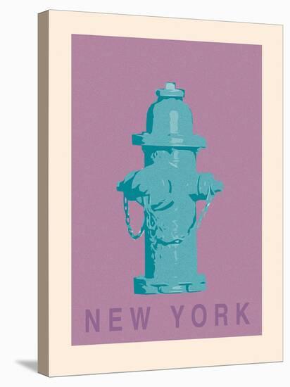 New York - Hydrant-Ben James-Stretched Canvas