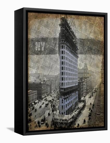 New York I-Art Roberts-Framed Stretched Canvas