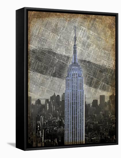 New York II-Art Roberts-Framed Stretched Canvas