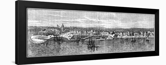 New York in the Middle of the 18th Century-null-Framed Giclee Print