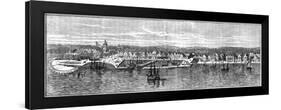 New York in the Middle of the 18th Century-null-Framed Giclee Print