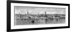 New York in the Middle of the 18th Century-null-Framed Giclee Print