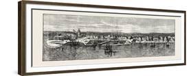 New York in the Middle of the Eighteenth Century, USA, 1870s-null-Framed Premium Giclee Print