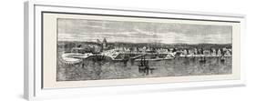 New York in the Middle of the Eighteenth Century, USA, 1870s-null-Framed Premium Giclee Print