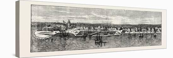 New York in the Middle of the Eighteenth Century, USA, 1870s-null-Stretched Canvas