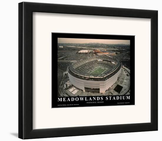 New York Jets New York Giants New Meadowlands Stadium Inaugural Season-Mike Smith-Framed Art Print