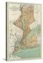 New York: Kings, Queens, Richmond, Rockland, Westchester, Putnam Counties, c.1895-Joseph Rudolf Bien-Stretched Canvas