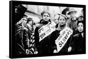 New York Labor Day 1909-null-Framed Stretched Canvas