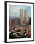 New York Landmarks Twin Towers-Ed Bailey-Framed Premium Photographic Print