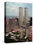 New York Landmarks Twin Towers-Ed Bailey-Stretched Canvas