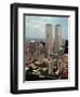 New York Landmarks Twin Towers-Ed Bailey-Framed Premium Photographic Print