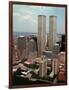 New York Landmarks Twin Towers-Ed Bailey-Framed Photographic Print