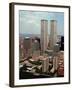 New York Landmarks Twin Towers-Ed Bailey-Framed Photographic Print