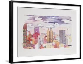 New York Landscape 4-Jacqueline Fogel-Framed Limited Edition
