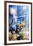 New York Life II - In the Style of Oil Painting-Philippe Hugonnard-Framed Giclee Print