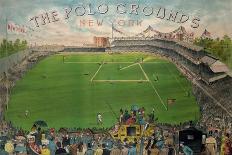 New York Polo Grounds-New York Lithograph Co-Framed Art Print