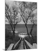 New York, Long Island, Cutchogue, Horton Point Lighthouse Stairs and Long Island Sound, USA-Walter Bibikow-Mounted Photographic Print